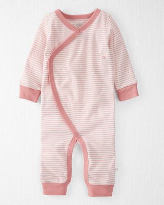 Baby Girl Organic Cotton Wrap Sleep & Play Pajamas
