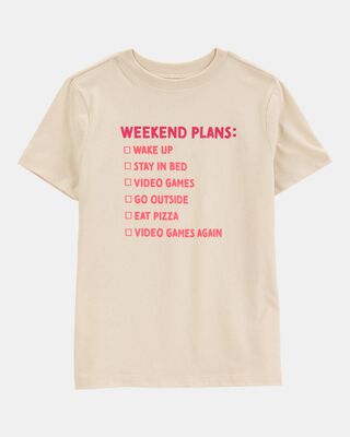Boys Weekend Plans Short-Sleeve Graphic Tee