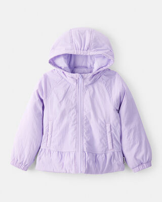 Toddler Girl Long-Sleeve Midweight Jacket - Purple