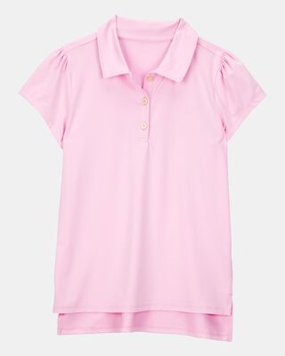 Kid Active Uniform Polo Shirt in Moisture Wicking BeCool™ Fabric - Pink