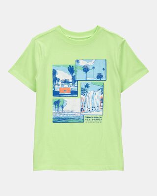 Boys Venice Beach Graphic Tee - Green