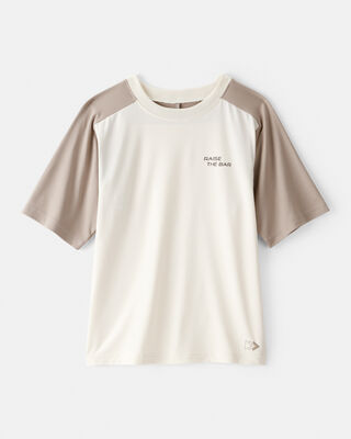 Boys Active Short-Sleeve Graphic Tee - Ivory/Tan