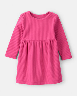 Baby Girl Long-Sleeve Dress - Pink