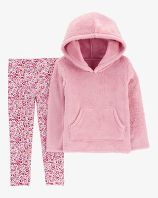 Toddler 2-Piece Fuzzy Pullover & Legging Set