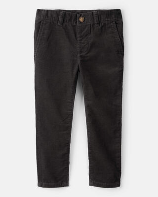 Toddler Boy Corduroy Pants - Black