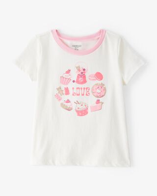 Toddler Sweet Treats Short-Sleeve Graphic Tee - White