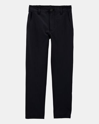 Boys Active Pull-On Uniform Pants - Black