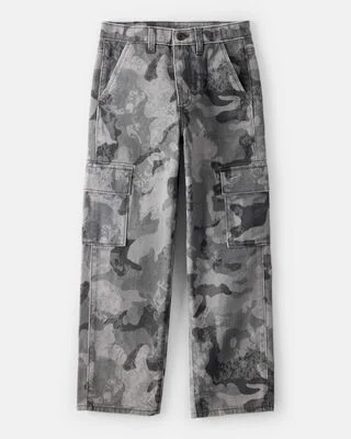 Boys Cargo Camo Fashion Pants