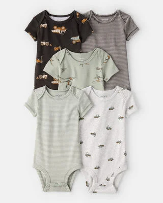 Baby 5-Pack Short-Sleeve Bodysuits