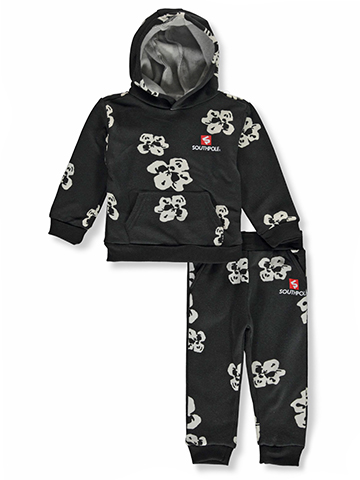 2-Piece Flowers Joggers Set Outfit