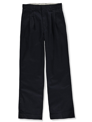 Husky Basic Pleated Pants (Husky Sizes)