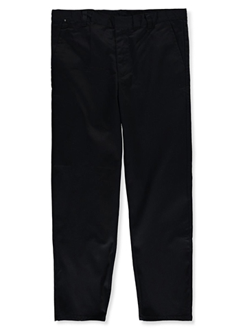 Flat Front Adjustable Waist Pants