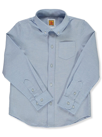 A+ Men's L/S Oxford Button-Down Shirt