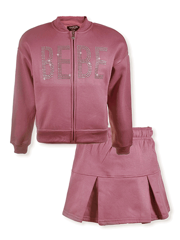 2-Piece Gem Skirt Set Outfit